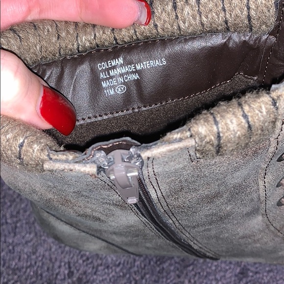 Greyson brown small combat booties - Picture 4 of 4